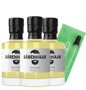 Bundle 3 x Bärenhaar + gratis Glaspipette